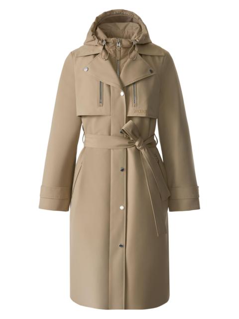MACKAGE Women's Siobhan Technical Trench Coat - Light Camel