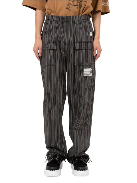 Maison MIHARAYASUHIRO "BEDWIN & THE MMY” Stripe Bush Pants