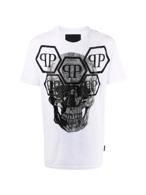 crystal skull logo T-shirt