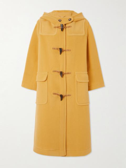 Altuzarra Bailey Hooded Herringbone Wool Coat