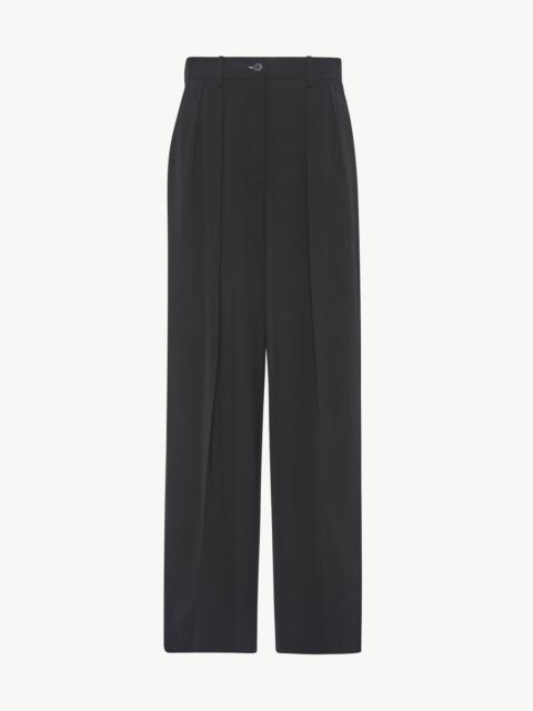 The Row Igor Pant in Viscose and Virgin Wool