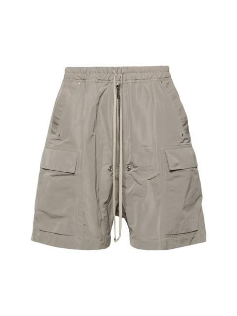 elasticated-waist cargo shorts