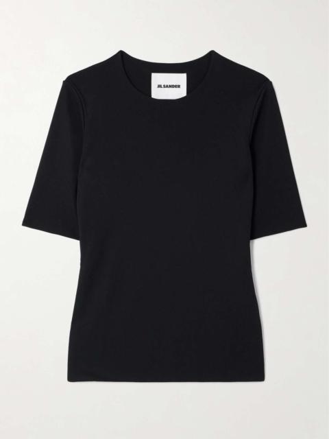 Jil Sander Satin-jersey T-shirt