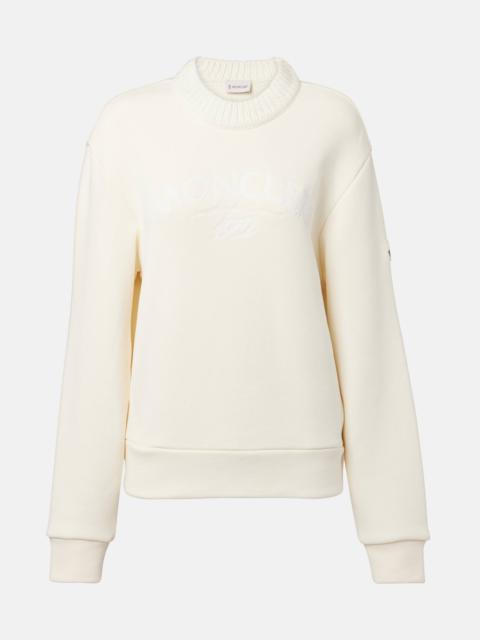 Moncler Logo cotton-blend sweatshirt