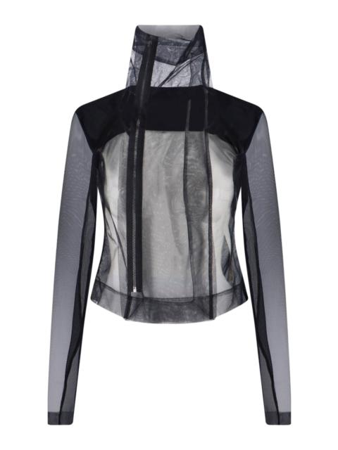 Rick Owens TRANSPARENT TOP "NASKA BIKER"