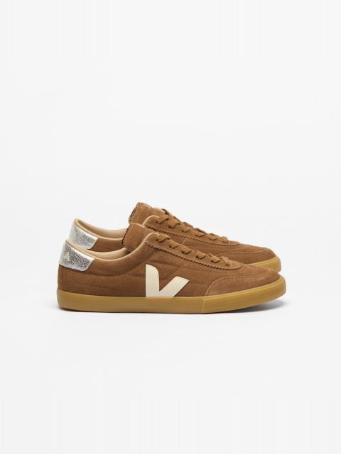 VEJA PANENKA SUEDE BROWN PIERRE SILVER