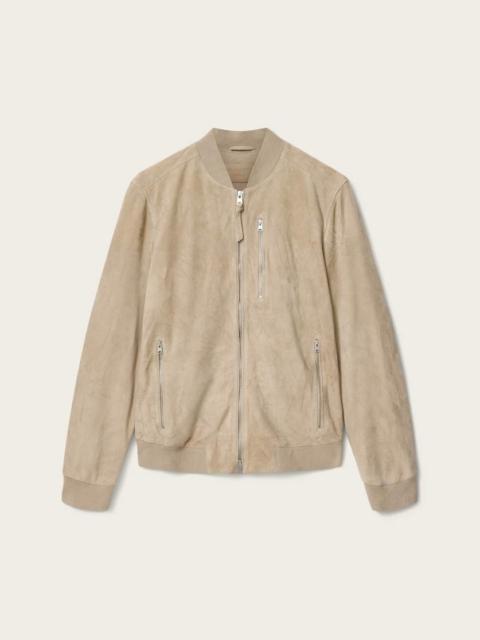 ALLSAINTS KEMBLE SUEDE BOMBER JACKET