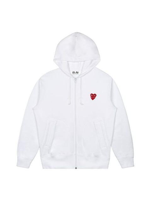 Comme des Garçons PLAY COMME des GARCONS PLAY Red Zip Up Hoodie 'White' AZ-T294-051-2