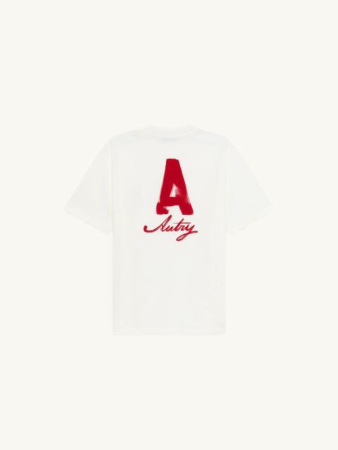 AUTRY HERITAGE T-SHIRT WITH WASHED EFFECT UNISEX