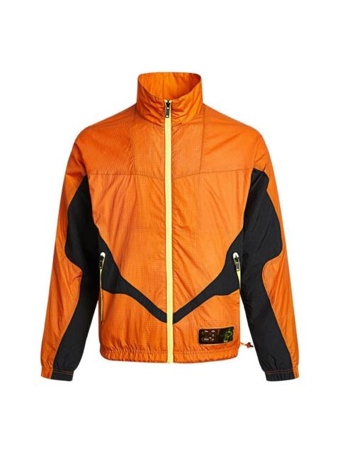 Jordan Air Jordan 23 EngineeRed Causual Sports Stand-up Collar Jacket Coat Male Orange CV2867-875