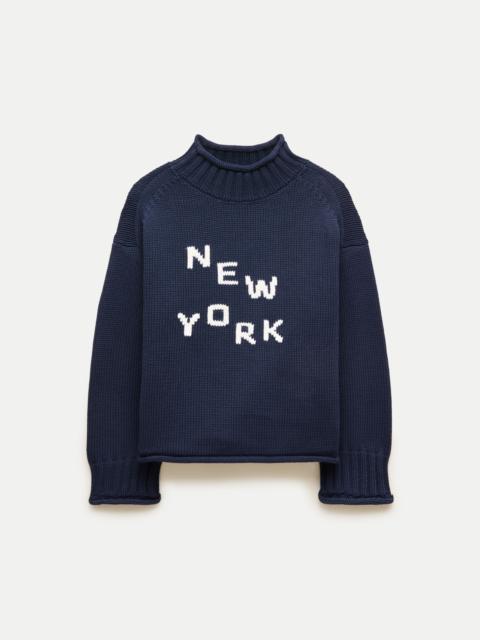 J.CREW 2025 Rollneck™ sweater with New York instarsia