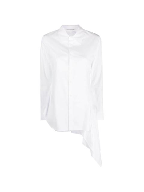 Yohji Yamamoto asymmetric cotton shirt