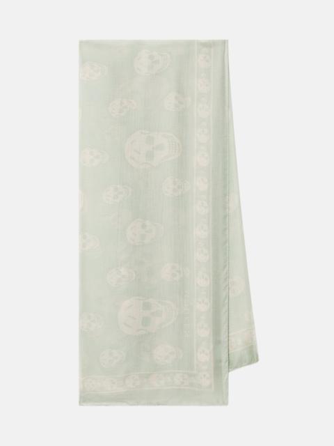 Alexander McQueen Skull silk scarf