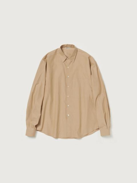 AURALEE WASHED FINX TWILL BIG SHIRT