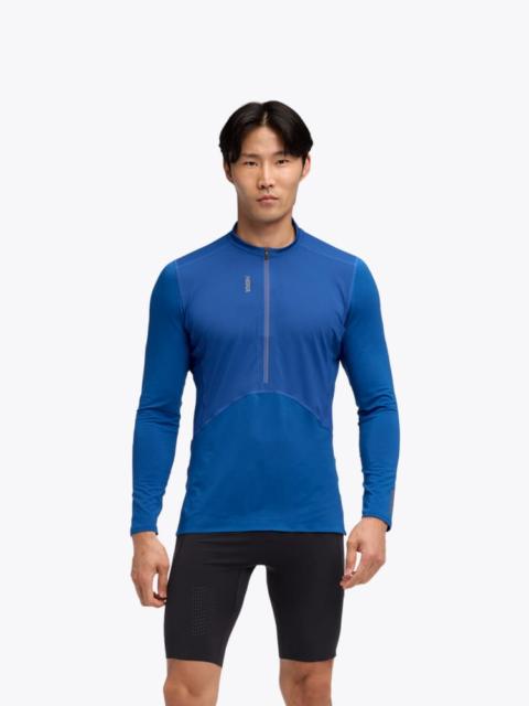 HOKA Men's SkyBreeze Long Sleeve Zip Shoes in Ultramarine