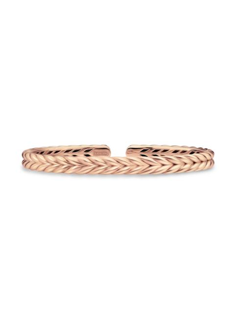DAVID YURMAN Men's Chevron Flex Bracelet in 18K Rose Gold, 6.4MM - Rose Gold