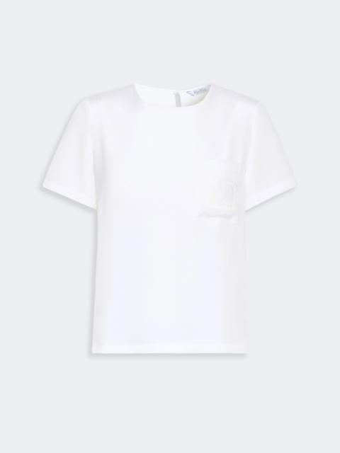 Max Mara PAGANO Printed silk crepe de chine blouse - WHITE