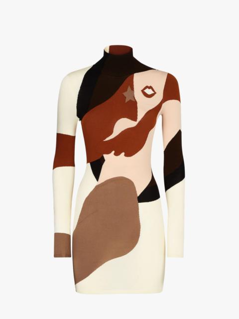 FENDI Multicolor viscose dress