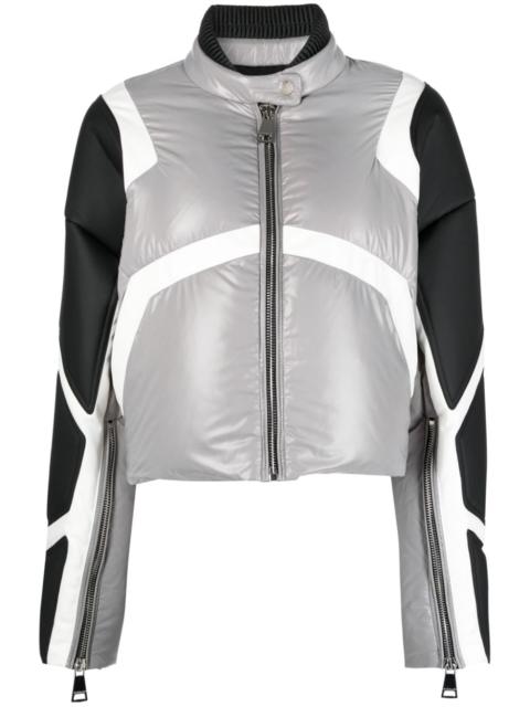 Khrisjoy Khris Crop Biker puffer jacket