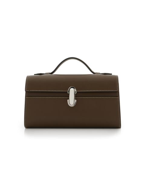 SAVETTE The Symmetry Leather Pochette brown