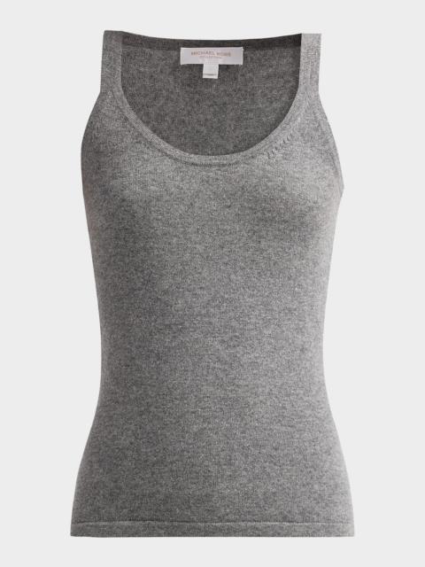 MICHAEL KORS Scoopneck Cashmere-Blend Tank