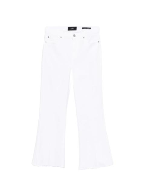 7 For All Mankind frayed-hem jeans