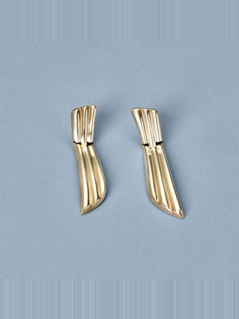 STONE AND STRAND Vintage Silver Drop Earrings