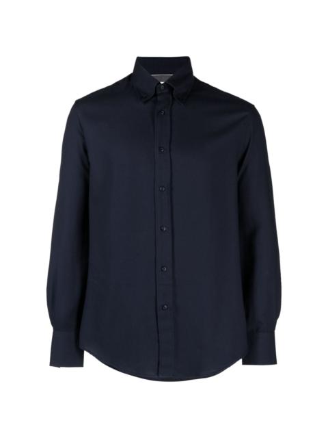 button-down twill shirt