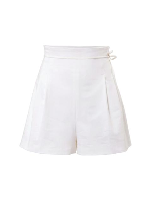 CAROLINA HERRERA tie-detail high-waisted shorts