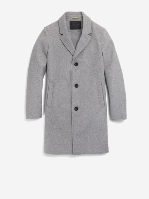 COLE HAAN Men's Stretch Wool Top Coat