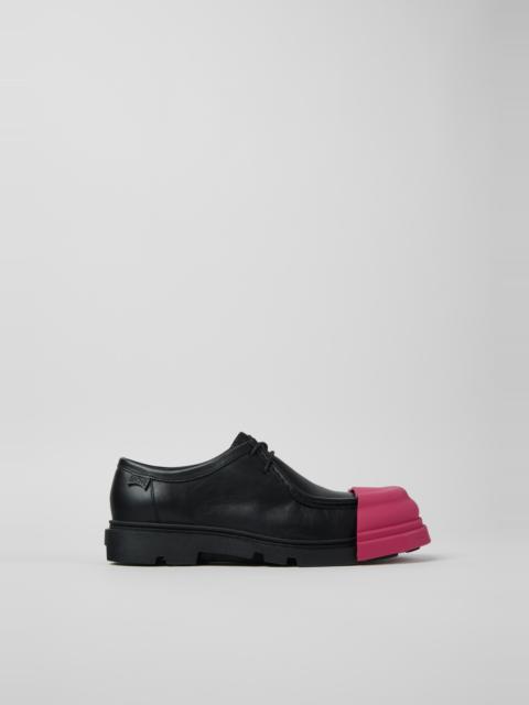 CAMPER Junction Black Leather Shoes for Women.