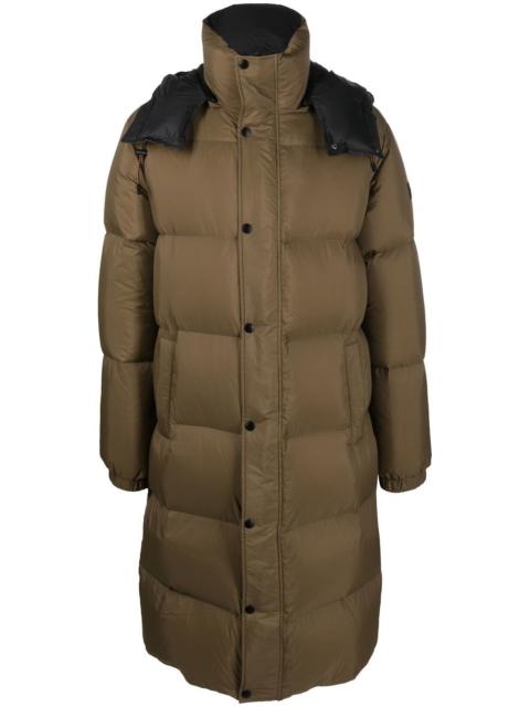 Yves Salomon long down-padded coat
