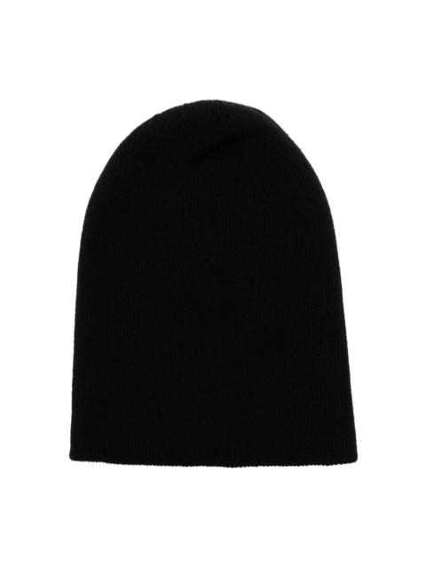 ribbed cotton beanie