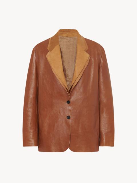 The Row Lysandre Jacket in Leather