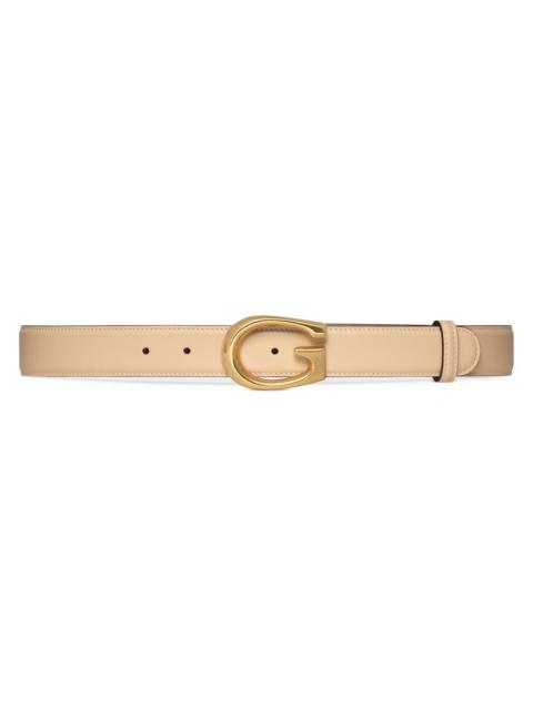 GUCCI Gucci G Buckle Thin Belt