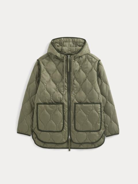 EVERLANE RENEW QUILTED HOODED LINER