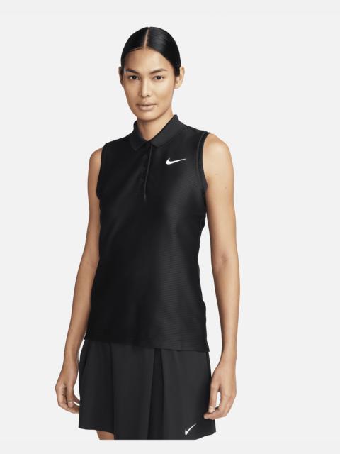 Nike Women's Victory Dri-FIT Sleeveless Golf Polo