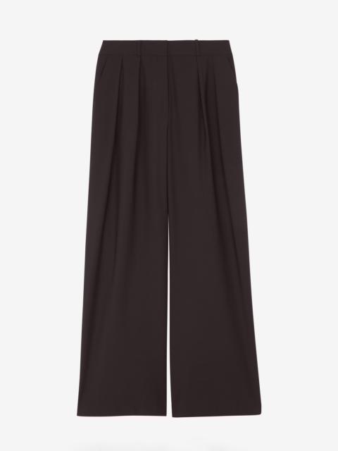 The Frankie Shop Ripley Pleated Trousers - Brown