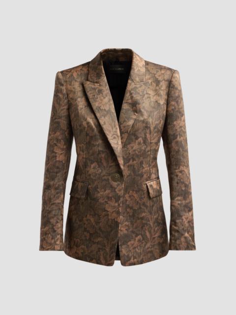 KOBI HALPERIN Women's Lisa Floral Jacquard Jacket - Brown Multi