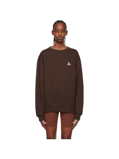 Nike Brown Crewneck Sweatshirt