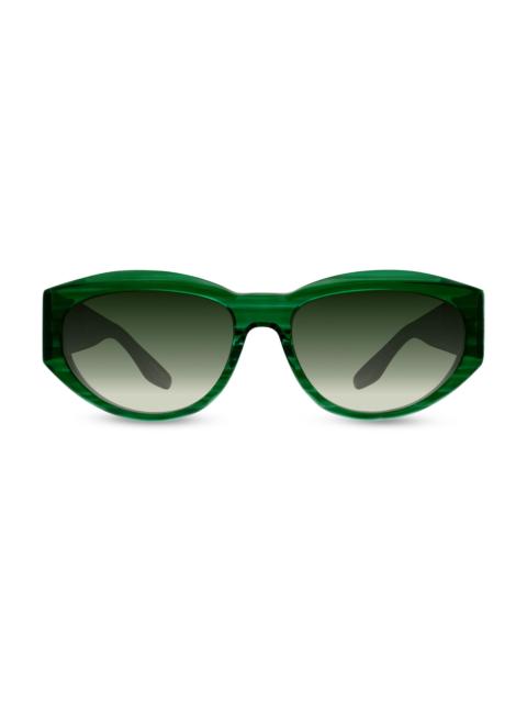 BARTON PERREIRA Women's Robinson Clover 56MM Cat-Eye Sunglasses - Clover Green Gradient
