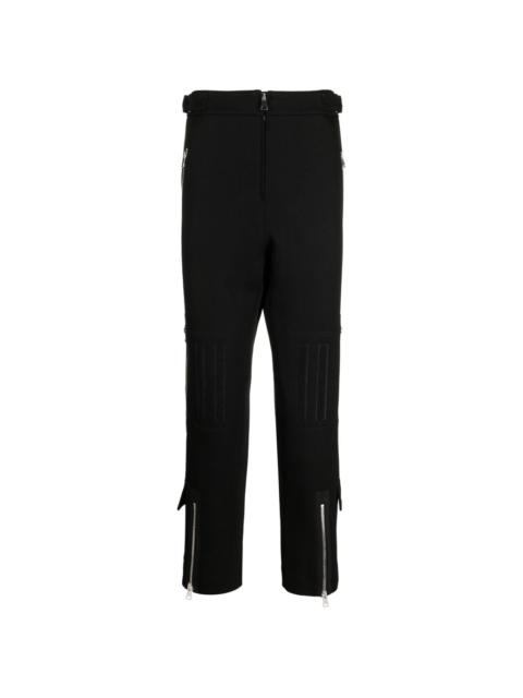 NAMACHEKO zip-details wool straight trousers
