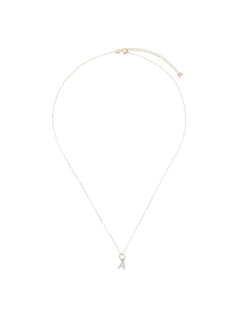 MATEO Gold Diamond Initial Necklace, A–Z