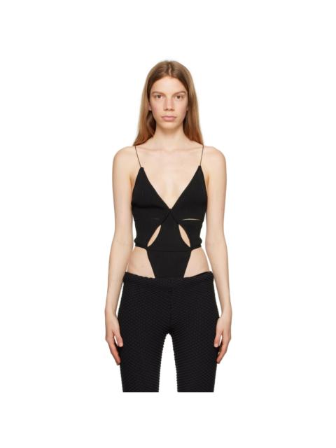 BEVZA Black Triangle Bodysuit