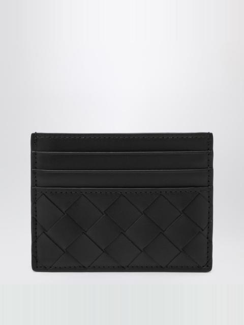Bottega Veneta Black Intrecciato card holder