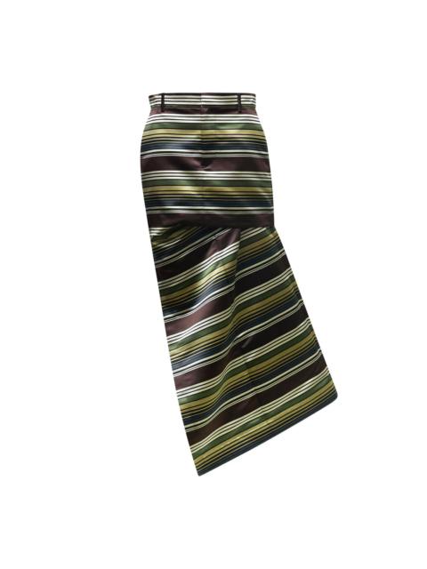 sacai Horizontal Stripe Skirt