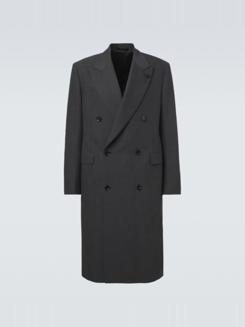 LARDINI Double-breasted wool-blend coat