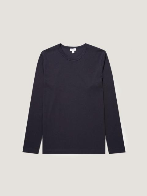 Sunspel Long Sleeve Heavyweight Jersey T‑shirt