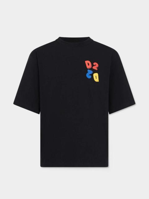 DSQUARED2 D2 UPSIDE DOWN LOOSE FIT T-SHIRT