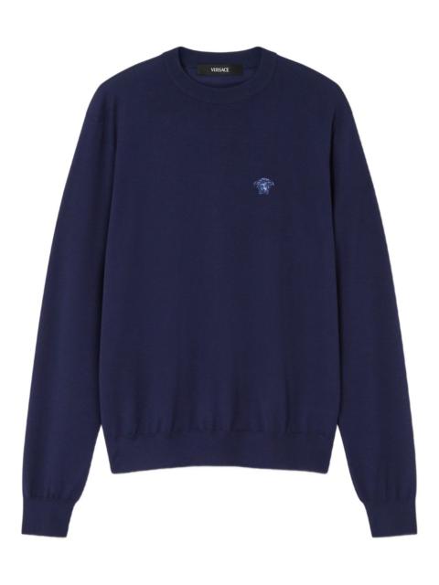 VERSACE Medusa-embroidered sweater